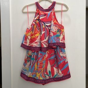 Flying Tomato Romper Floral Print Size S